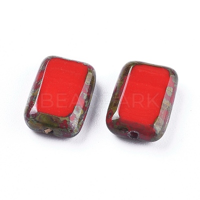 Retro Czech Glass Beads GLAA-I045-10A-1