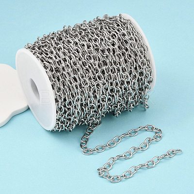 Tarnish Resistant 304 Stainless Steel Cable Chains CHS-R009-12-1