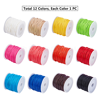 Waxed Polyester Cords YC-PH0002-24-2.0mm-1