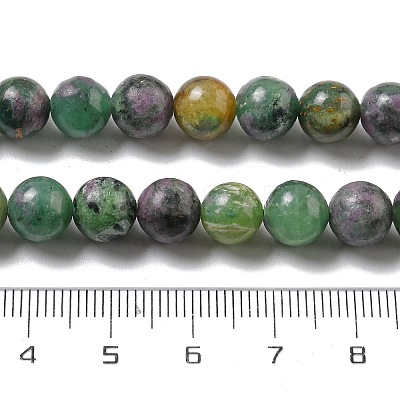 Natural Ruby in Zoisite Beads Strands G-R011-A02-02-1