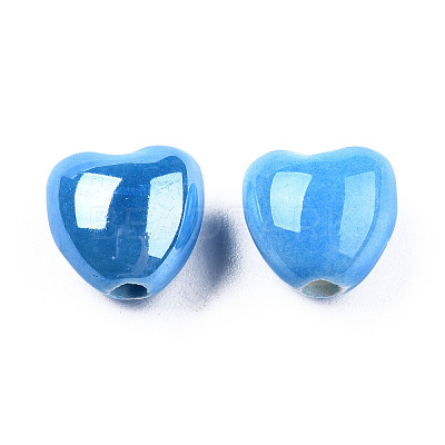 Glazed Porcelain Beads PORC-T007-21-06-1