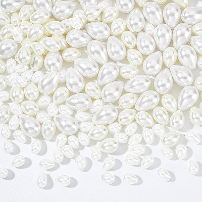 160Pcs 3 Styles Glass Pearl Teardrop Beads HY-NB0001-06A-1