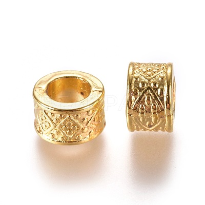 Tibetan Style Alloy European Beads LF8485Y-G-1