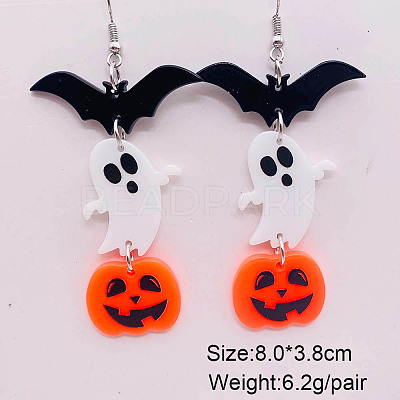 Halloween Acrylic Dangle Earrings FS-WG50B17-08-1