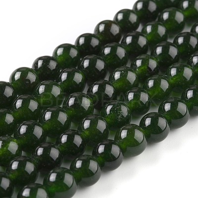 Natural White Jade Beads G-G766-B-09-1