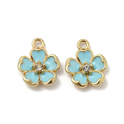 Alloy Enamel Pendants ENAM-D063-01G-01-1