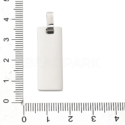 304 Stainless Steel Stamping Blank Tag Pendants STAS-Z126-03P-02-1
