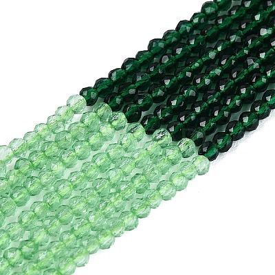 Transparent Glass Beads Strands GLAA-N074-01A-08-1