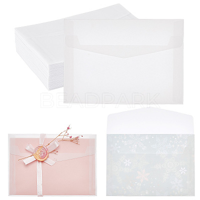 Blank Parchment Paper Envelopes AJEW-WH0038-98B-1