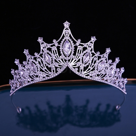Alloy Rhinestone Hair Bands PW-WG34A4C-01-1