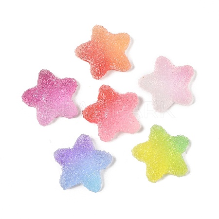 Imitation Candy Food Style Resin Cabochons RESI-R461-02H-1