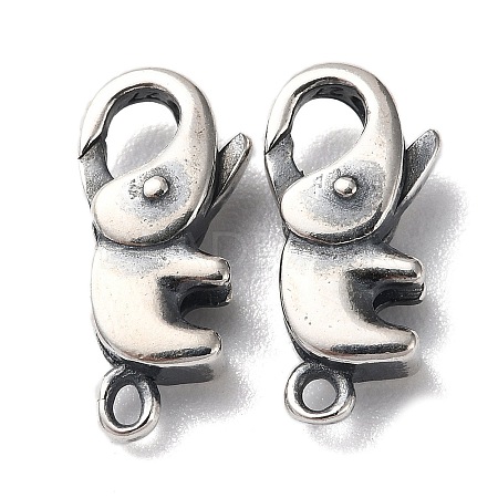 925 Thailand Sterling Silver Lobster Claw Clasps STER-D003-59A-AS-1