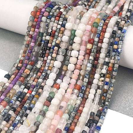 Natural Mixed Gemstone Beads Strands G-A097-D03-07-1