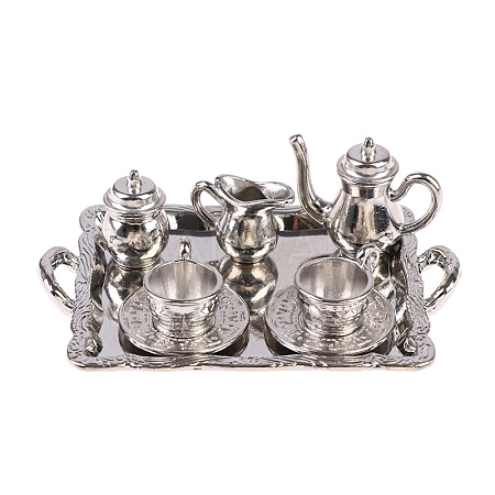 Mini Alloy Tea Cup Sets PW-WGC6445-02-1