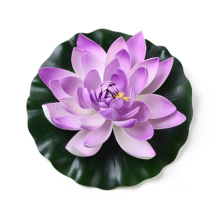 Artificial Plastic Lotus Flowers AJEW-WH0109-98C-05-1