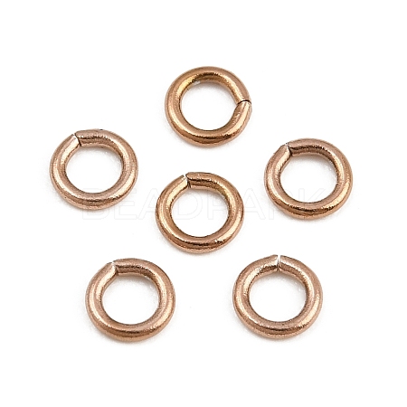 304 Stainless Steel Open Jump Rings SA-CBAF81C-01E-RG-1