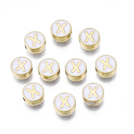 Alloy Enamel Beads ENAM-N052-006-01X-RS-1