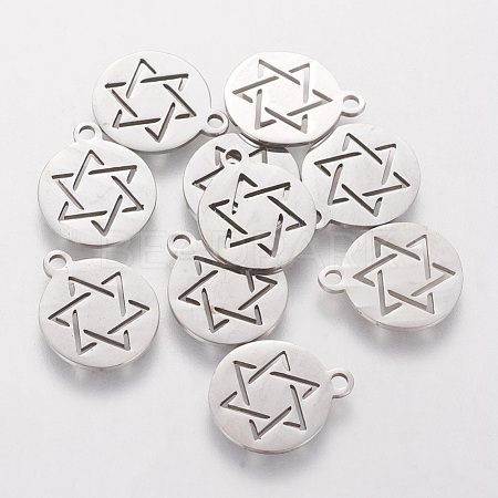 Non-Tarnish 201 Stainless Steel Charms STAS-Q201-T055-1