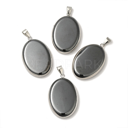 Synthetic Non-magnetic Hematite Pendants G-M415-01P-03-1