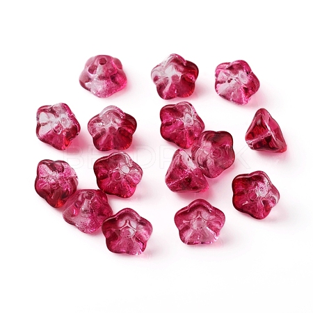 Electroplate Glass Beads EGLA-I012-B03-1