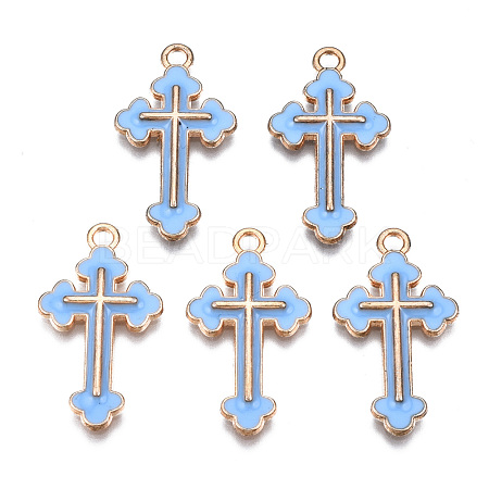 Alloy Enamel Pendants ENAM-S121-059D-1