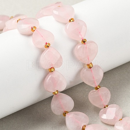 Natural Rose Quartz Beads Strands G-B044-B13-01-1