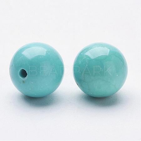 Natural Magnesite Beads G-P212-8mm-1