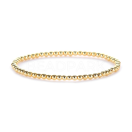 Synthetic Non-magnetic Hematite Beaded Stretch Bracelets for Men Women LS-YP2747-2-1