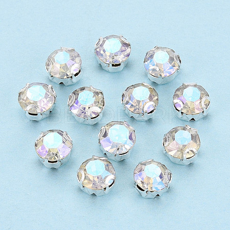Sew on Rhinestone Montee Beads KK-T071-01C-01-1