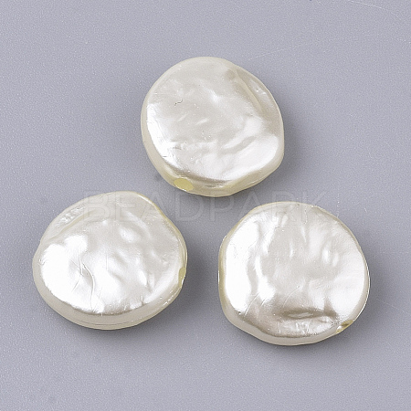 ABS Plastic Imitation Pearl Beads LS-X-OACR-T022-04-1