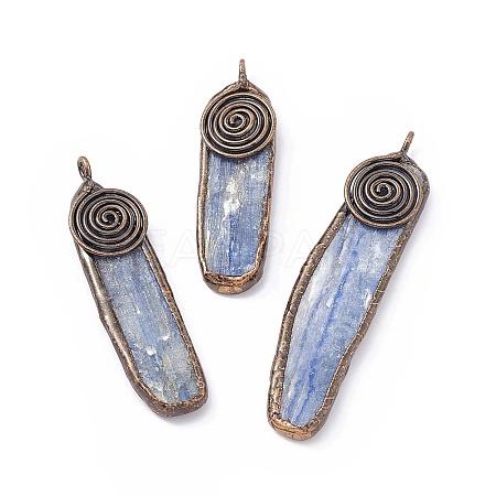 Natural Kyanite/Cyanite/Disthene Quartz Big Pendants G-C002-03-1