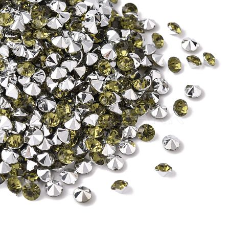 Imitation Taiwan Acrylic Rhinestone Pointed Back Cabochons GACR-A003-5mm-29-1