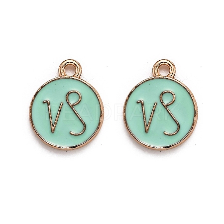 Alloy Enamel Pendants ENAM-S124-01A-15E-1