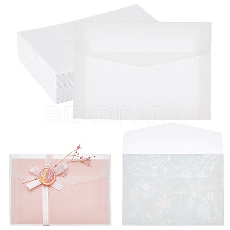 Blank Parchment Paper Envelopes AJEW-WH0038-98B-1