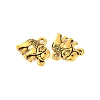 Vintage Elephant Charms PALLOY-ZN-47017-AG-FF-3