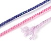 30M Segment Dyed Macrame Cotton Cord OCOR-T018-01O-3