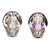 Electroplate Glass Beads Strands EGLA-T021-09H-1