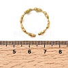 304 Stainless Steel Cuff Open Rings for Women RJEW-P182-05G-3