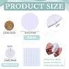 85Pcs Flat Round Acrylic Action Figure Display Pedestals ODIS-FG0002-14A-2