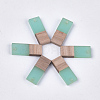 Resin & Walnut Wood Pendants RESI-S358-79L-1
