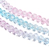 Transparent Painted Glass Beads Strands LS-DGLA-A034-T4mm-A22-4
