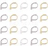 304 Stainless Steel Leverback Earring Findings STAS-NB0004-05-1