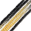 Transparent Gradient Color Glass Beads Strands X-GLAA-H021-01B-07-2