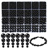 4 Styles ABS Plastic Imitation Pearl Beads KY-YW0001-72A-1