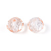 Baking Paint Transparent Glass Beads X1-GLAA-N011-10mm-09-2