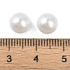 ABS Plastic Imitation Pearl Round Beads MACR-F033-8mm-24-4