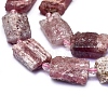 Natural Strawberry Quartz Beads Strands G-L552Q-01-2