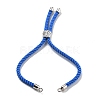 Twisted Nylon Cord Silder Bracelets DIY-B066-03P-11-2