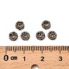 Brass Rhinestone Spacer Beads RB-A014-L5mm-01B-2