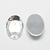 Acrylic Rhinestone Flat Back Cabochons X-GACR-Q011-13x18-02-2